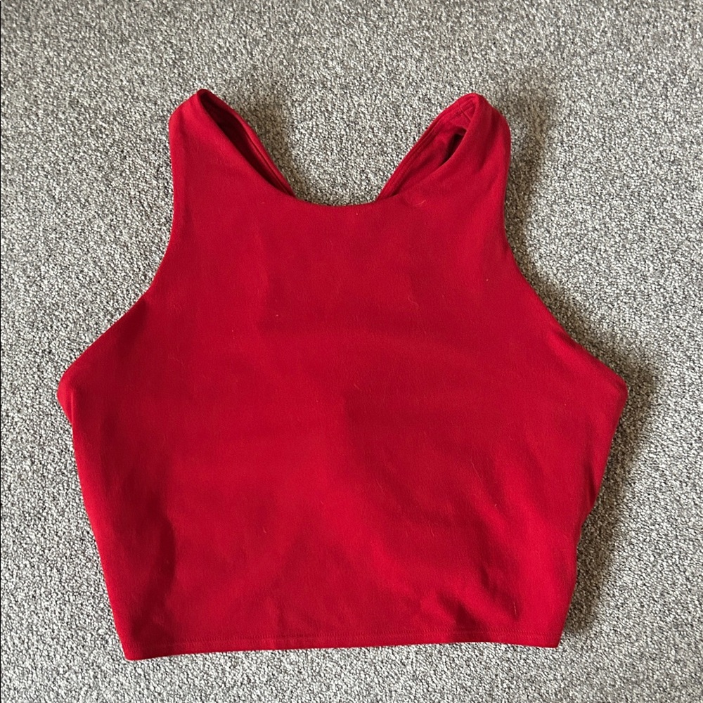 Athleta high neck cropped active top